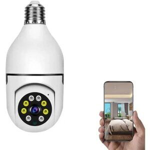 Light Bulb Camera 360 Degree Wireless Security Camera Two-Way Audio